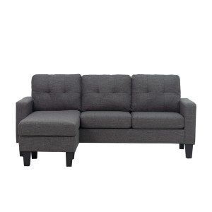 zougris-40.0069 LIANA S DARK GREY ΥΦΑΣΜΑ ΓΩΝΙΑ 185Χ126X84ΕΚ.
