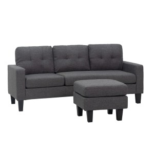 zougris-40.0069 LIANA S DARK GREY ΥΦΑΣΜΑ ΓΩΝΙΑ 185Χ126X84ΕΚ.