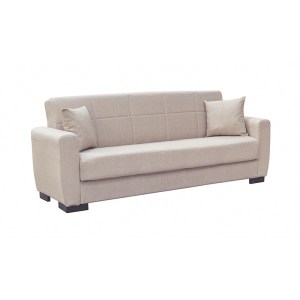 Zougris - 40.0116 ANIMA LIGHT BROWN ΥΦΑΣΜΑ 3ΘΕΣΙΟΣ ΚΑΝΑΠΕΣ/ΚΡΕΒΑΤΙ ΜΕ ΑΠΟΘ.ΧΩΡΟ 210X80ΕΚ.