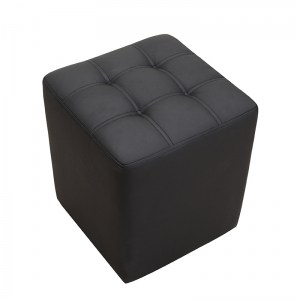 zougris-40.0120 CUBE BLACK PU ΣΚΑΜΠΟ 35X35X42ΕΚ.