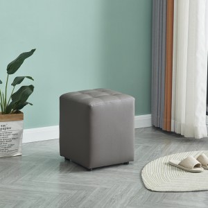 zougris-40.0122 CUBE GREY PU ΣΚΑΜΠΟ 35X35X42ΕΚ.