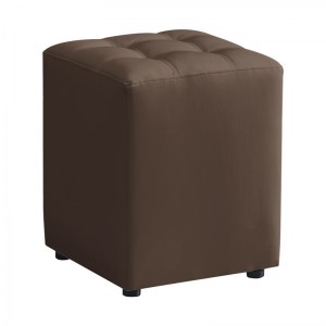 zougris-40.0123 CUBE BROWN PU ΣΚΑΜΠΟ 35X35X42ΕΚ.