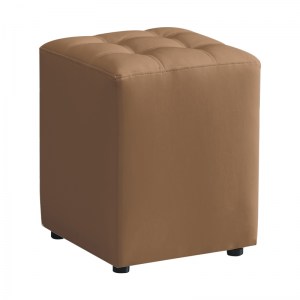 zougris-40.0124 CUBE CAPPUCCINO PU ΣΚΑΜΠΟ 35X35X42ΕΚ.