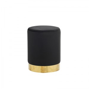 zougris-40.0153 LINDA/S ΣΚΑΜΠΟ BLACK VELVET ΥΦΑΣΜΑ Φ.34Χ42ΕΚ.