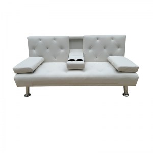 zougris-40.0155 REST WHITE PU ΚΑΝΑΠΕΣ-ΚΡΕΒΑΤΙ 168X88ΕΚ.