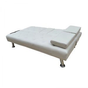 zougris-40.0155 REST WHITE PU ΚΑΝΑΠΕΣ-ΚΡΕΒΑΤΙ 168X88ΕΚ.