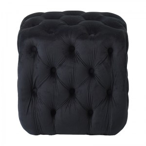 zougris-40.0161 ASTRA ΣΚΑΜΠΟ BLACK VELVET ΥΦΑΣΜΑ 45X45Χ45ΕΚ.