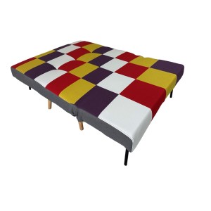zougris-40.0200 SARA PATCHWORK ΥΦΑΣΜΑ ΚΑΝΑΠΕΣ/ΚΡΕΒΑΤΙ 134Χ80ΕΚ.