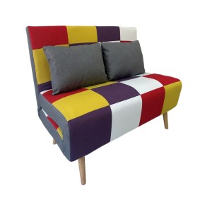 zougris-40.0200 SARA PATCHWORK ΥΦΑΣΜΑ ΚΑΝΑΠΕΣ/ΚΡΕΒΑΤΙ 134Χ80ΕΚ.
