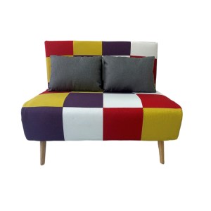 zougris-40.0200 SARA PATCHWORK ΥΦΑΣΜΑ ΚΑΝΑΠΕΣ/ΚΡΕΒΑΤΙ 134Χ80ΕΚ.