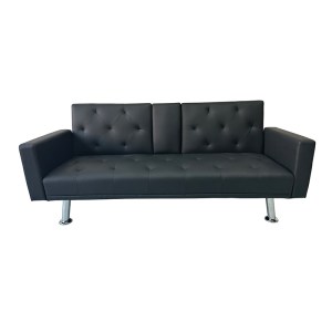 zougris-40.0205 REST/ARMS BLACK PU ΚΑΝΑΠΕΣ-ΚΡΕΒΑΤΙ 188X88ΕΚ.