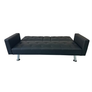 zougris-40.0205 REST/ARMS BLACK PU ΚΑΝΑΠΕΣ-ΚΡΕΒΑΤΙ 188X88ΕΚ.