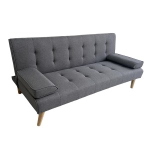 zougris-40.0206 MERYL GREY ΥΦΑΣΜΑ ΚΑΝΑΠΕΣ/ΚΡΕΒΑΤΙ 170X81X74ΕΚ.
