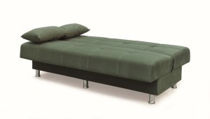 zougris-40.0303 FELINA GREEN ΥΦΑΣΜΑ 3ΘΕΣΙΟΣ ΚΑΝΑΠΕΣ/ΚΡΕΒΑΤΙ ΜΕ ΑΠΟΘ.ΧΩΡΟ 180X90ΕΚ.