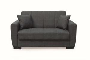 zougris-40.0306 ANIMA DARK GREY ΥΦΑΣΜΑ 2ΘΕΣΙΟΣ ΚΑΝΑΠΕΣ/ΚΡΕΒΑΤΙ ΜΕ ΑΠΟΘ.ΧΩΡΟ 150Χ80ΕΚ.