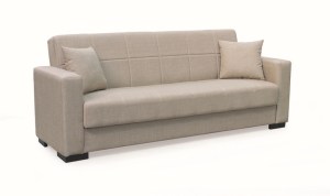 zougris-40.0309 ROVER LIGHT BROWN ΥΦΑΣΜΑ 3ΘΕΣΙΟΣ ΚΑΝΑΠΕΣ/ΚΡΕΒΑΤΙ ΜΕ ΑΠΟΘ.ΧΩΡΟ 210X80ΕΚ.