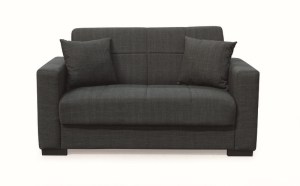 zougris-40.0310 ROVER BLACK ΥΦΑΣΜΑ 2ΘΕΣΙΟΣ ΚΑΝΑΠΕΣ/ΚΡΕΒΑΤΙ ΜΕ ΑΠΟΘ.ΧΩΡΟ 150Χ80ΕΚ.