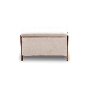 zougris-40.0603 DALI ΣΚΑΜΠΟ VELVET BEIGE ΜΕ ΑΠΟΘ. ΧΩΡΟ 75X42X44ΕΚ.