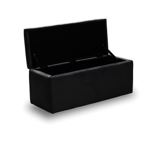 zougris-40.0608 LIDO ΣΚΑΜΠΟ VELVET BLACK ΜΕ ΑΠΟΘ. ΧΩΡΟ 101X41X42ΕΚ.