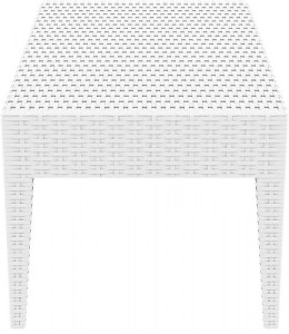 zougris-53.0086 MIAMI WHITE ΤΡΑΠΕΖΙ 92Χ53Χ45ΕΚ. ΠΟΛ/ΝΙΟΥ