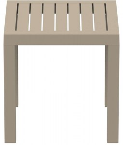 zougris-53.0110 OCEAN TAUPE ΤΡΑΠΕΖΙ 45Χ45Χ45ΕΚ. ΠΟΛ/ΝΙΟΥ