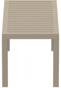 zougris-53.0121 OCEAN TAUPE ΤΡΑΠΕΖΙ 90Χ45Χ45ΕΚ. ΠΟΛ/ΝΙΟΥ