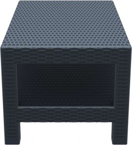zougris-53.0153 MONACO DARK GREY ΤΡΑΠΕΖΙ 92Χ57Χ45ΕΚ. ΠΟΛ/ΝΙΟΥ