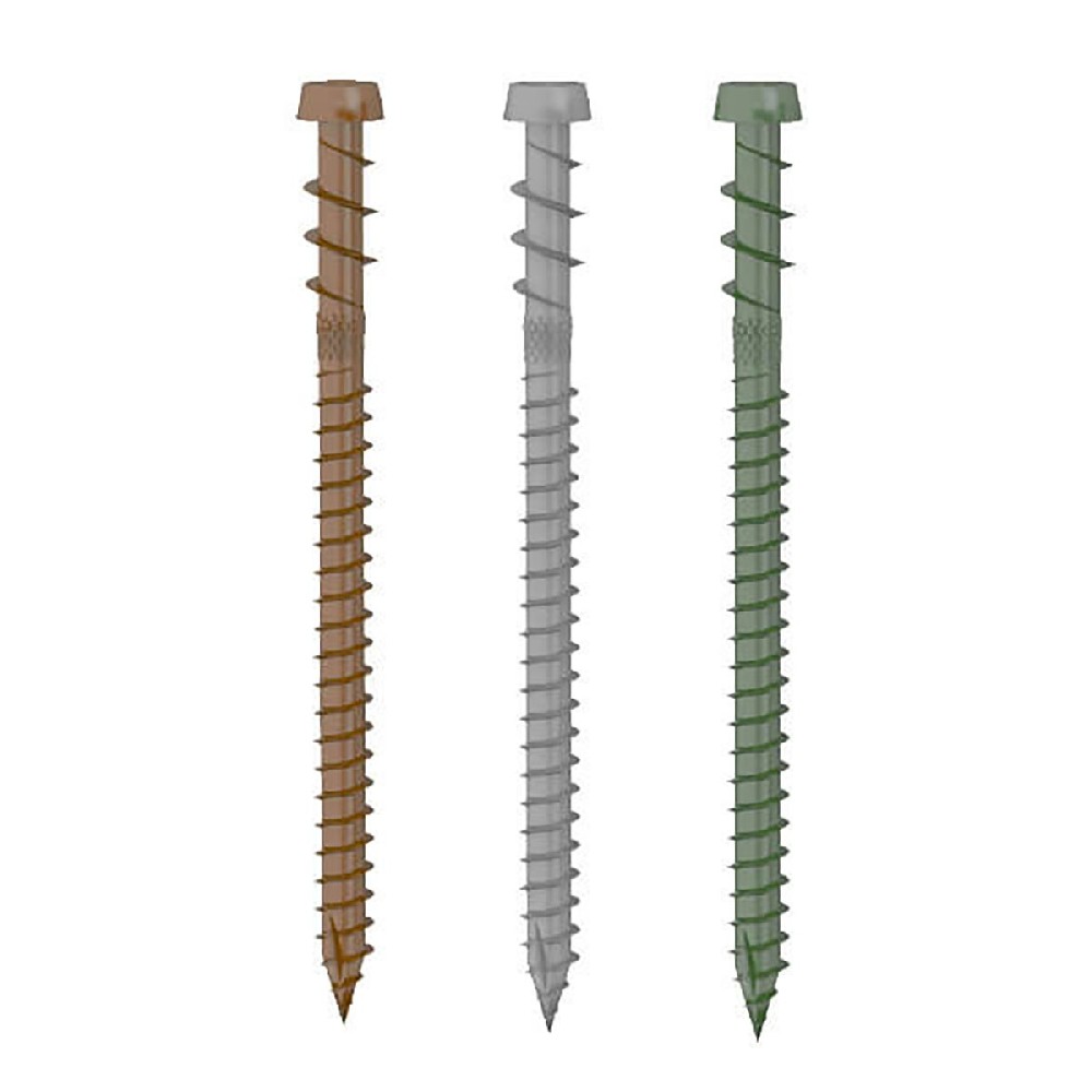 shw-000550-KKTV550-12417 ΒΙΔΕΣ ΞΥΛΟΥ TORX ΓΙΑ ΠΑΤΩΜΑ Ø5 X 50MM - ΠΡΑΣΙΝΗ