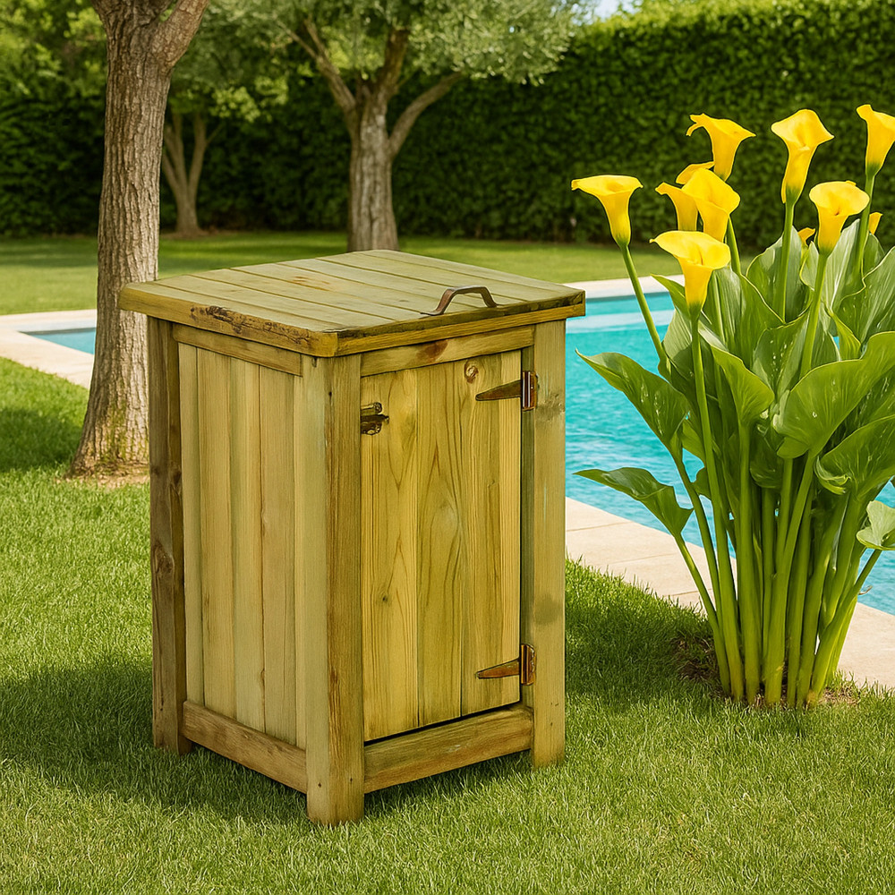 shw-30130-20087 ΞΥΛΙΝΟΣ ΚΑΔΟΣ ΑΠΟΡΡΙΜΜΑΤΩΝ 200LT